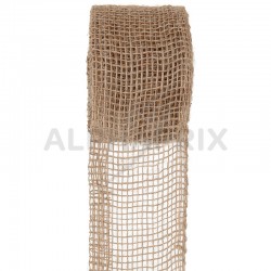 Ruban ajouré en jute 70mm x 5m NATUREL