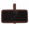 Mini ardoises Rectangulaire sur pince CHOCOLAT par 12