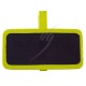 Mini ardoises Rectangulaire sur pince JAUNE par 12