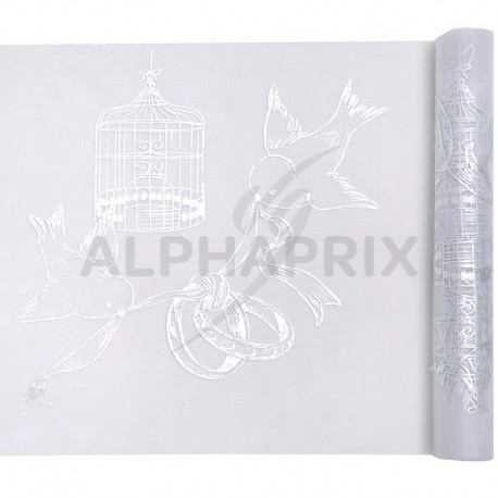 Chemin de table Oiseaux du Bonheur