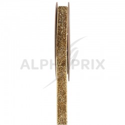 Ruban velours pailleté Autocollant 10MM OR