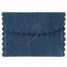 Pochette Jeans en coton par 4