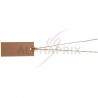Marque-places rectangle et ficelle KRAFT par 12