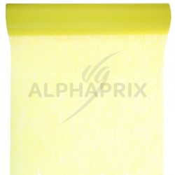 Chemin de table intissé 30cm JAUNE