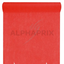 Chemin de table intissé 30cm ROUGE