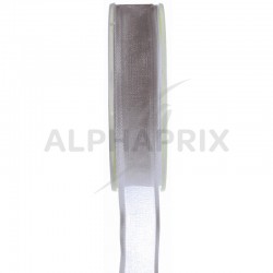 Ruban 9mm Cristal GRIS - la bobine de 25 mètres