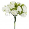 Roses sur tige BLANC - le bouquet