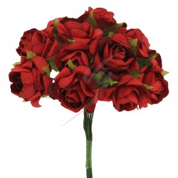 Roses sur tige ROUGE - le bouquet en stock