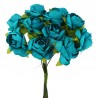 Roses sur tige TURQUOISE - le bouquet