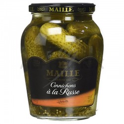 ~Cornichons malossol 440g à la russe Maille