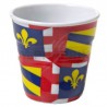 Gobelet froissé 8cl Revol Drapeau Bourgogne