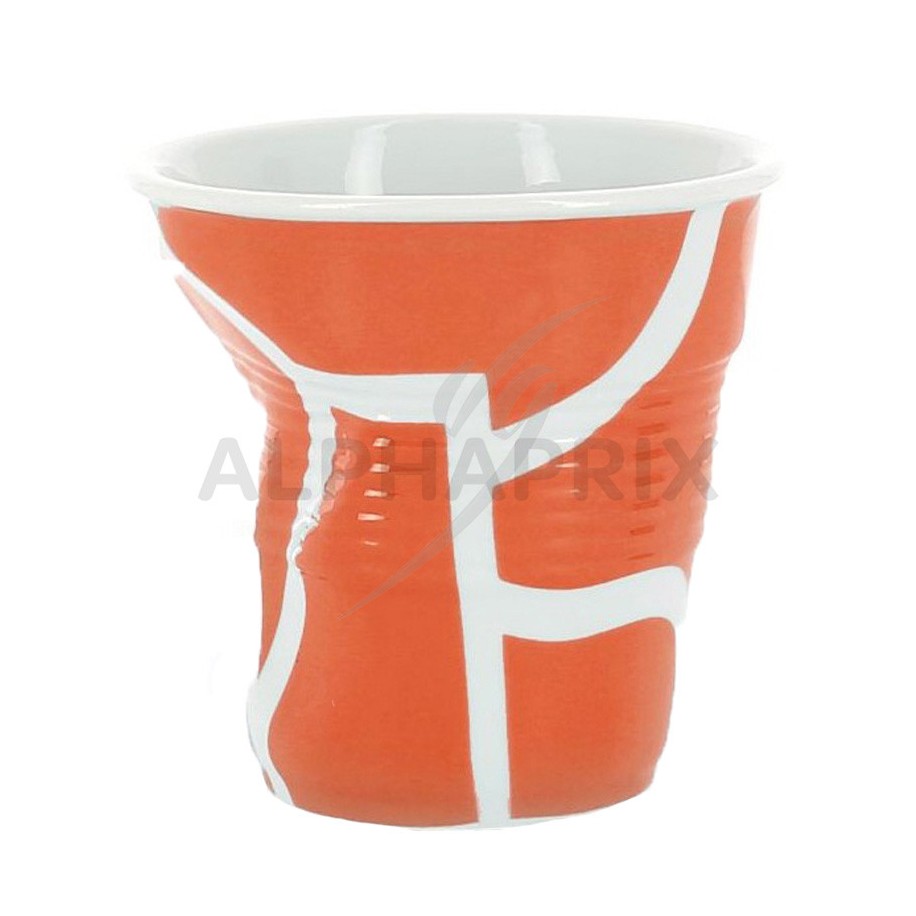 Tasses Revol Collection Froissées - Céramique Brillante Bleue, 15cl, Occasion Bon état