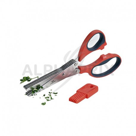 Ciseaux à herbes 5 lames avec peigne Lacor