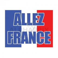 Drapeau Allez France 70 x 100cm