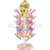 Arbre 100 sucettes Rainbow Pop 25g assorties