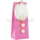Porte-clefs Pompon BLANC PAR 6