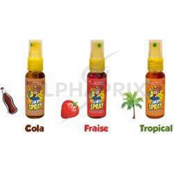 Candy spray 2, pomme verte, framboise et cerise