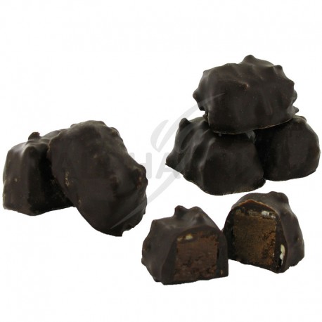 PRECOMMANDE Malakoffs praliné noir à l'ancienne - ballotin 250g