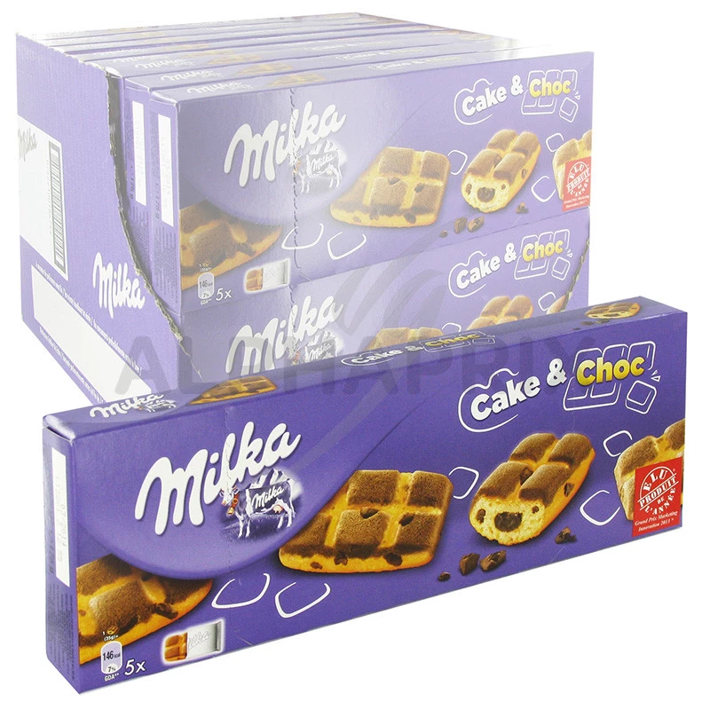 Milka Gâteaux Moelleux Choc paquet de 7 gâteaux 175g (lot de 9) 