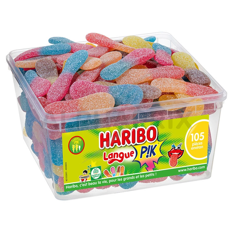 HARIBO Bonbon Gélifié Rainbow Pik 1 kg Lot de 3