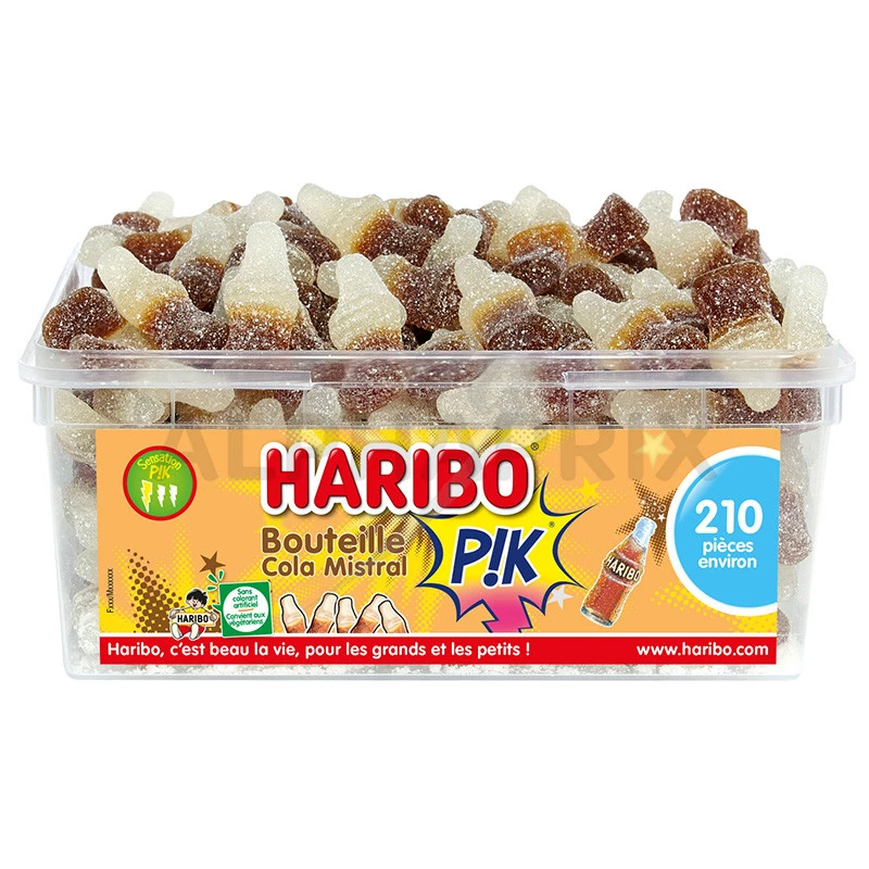 Haribo Croco - Boîte Tubo de 210 piéces