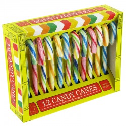 Candy canes en boîte de 12 en stock