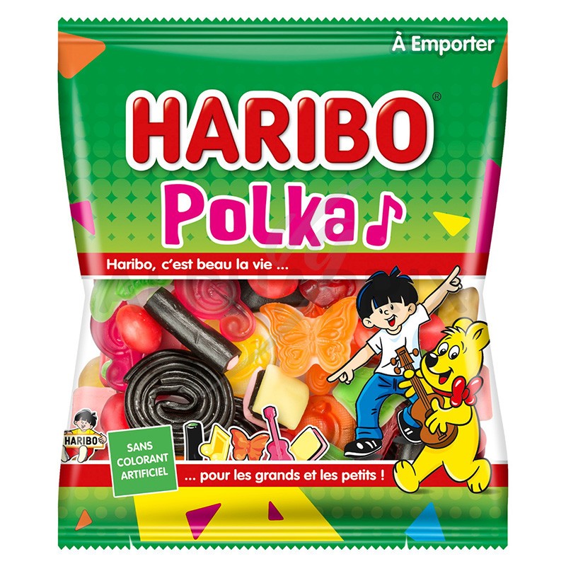 Sachet rouge pain de zan anis Haribo