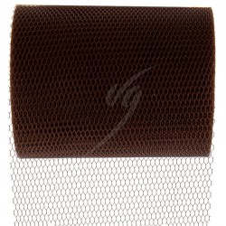 Tulle Déco Largeur 8CM MARRON