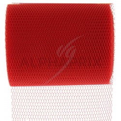 Tulle Déco Largeur 8CM ROUGE