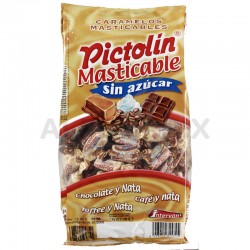 Caramels chocolat café crème sans sucre kg Pictolin Intervan en stock