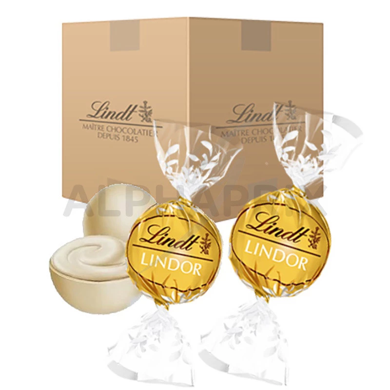 Boules lindor au chocolat blanc lindt, 200g - Tous les produits