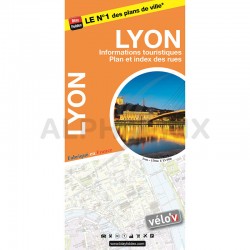 Carte agglomération Lyon en stock