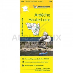 ~Carte départementale Ardeche Haute Loire en stock