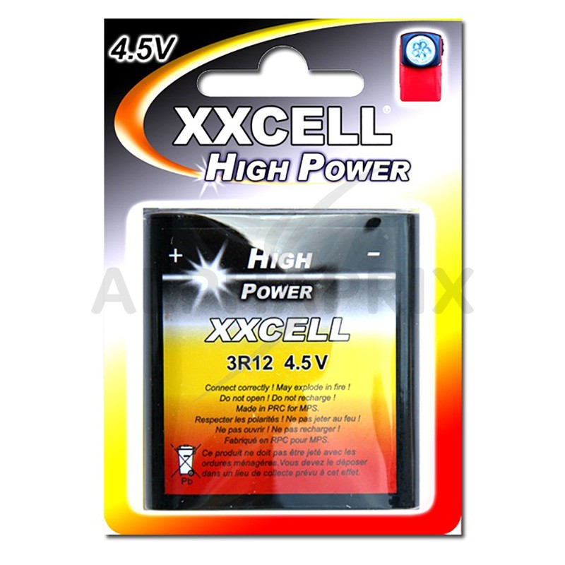 Piles 4.5V - 3LR12 XXCELL, Accessoires, Batteries. Vente en