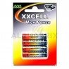 Piles salines XXCell blister 4 piles r03