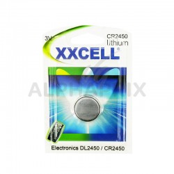 Pile lithium XXCell cr2450 blister de 1 en stock