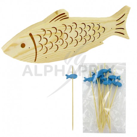 Planche apéritive poisson et ses 10 piques