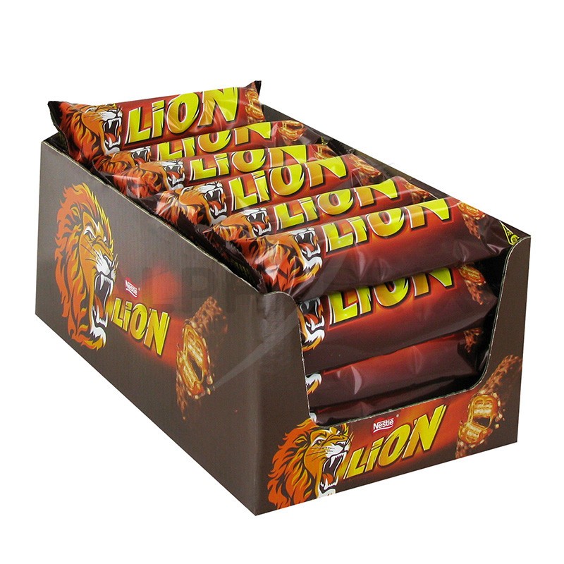 Nestlé Lion Caramel Et Chocolat 45g (lot de 10 boîtes) 