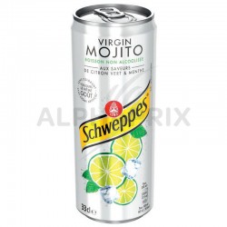 ~Schweppes Virgin Mojito boîte 33 cl (4 packs de 6)