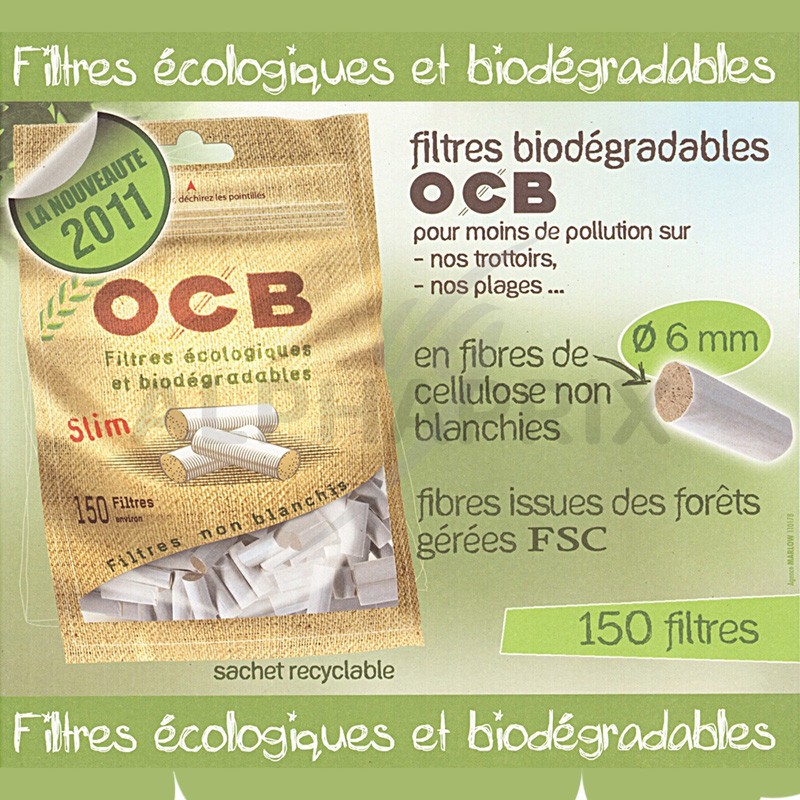 Filtre OCB - Boite de 50 sachets de Filtre Slim