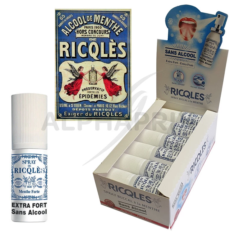 Ricqles Spray Extra Fort Sans Alcool s/sucre unité de 15ml