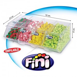 Bacs métacrilate 4 compartiments Fini