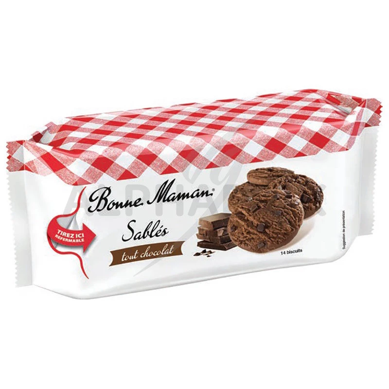 Lot de 4 Biscuits aux pépites de chocolat 225g