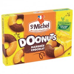 Doonuts marbrés chocolat 180g St Michel en stock
