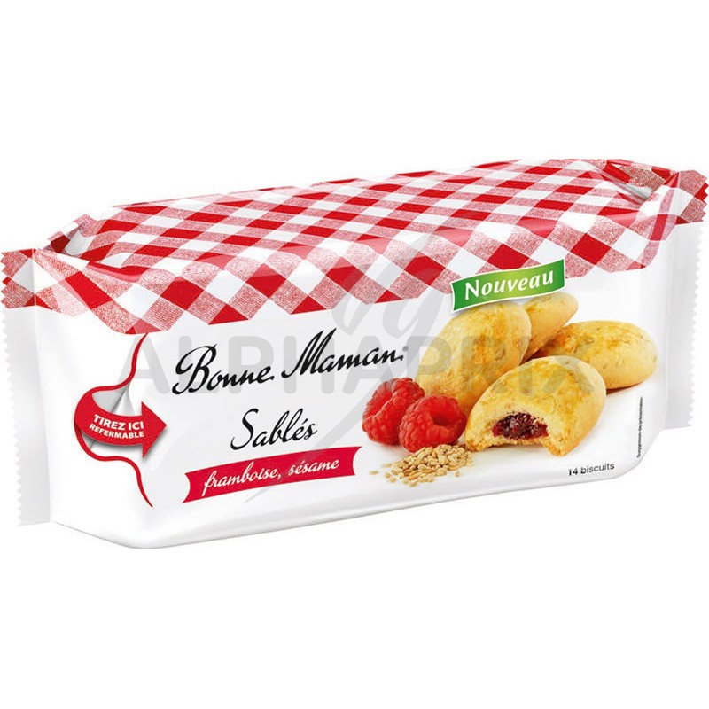 Biscuit aux céréales complètes (36%), crème goût fruits des bois