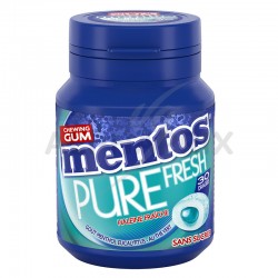 Mentos Bottle Pure Fresh Menthol Eucalyptus sans sucres.