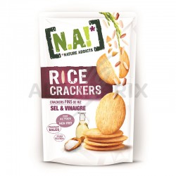 Rice crakers sel et vinaigre 85g N.A! sans gluten en stock