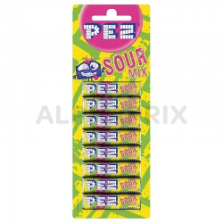Pez blister de 8 recharges sour