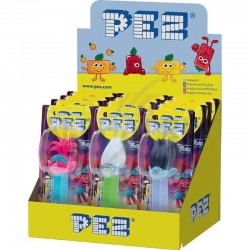 PEZ- Boîte présentoir de 12 blisters NOEL (1 distributeur + 1 recharge de  bonbons aux fruits) : : Epicerie
