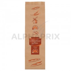 Sacs gros pain (120/80x500mm) x 1000 kraft brun